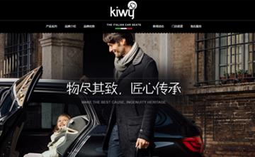 自贡黑羽网络网页制作案例-上海kiwy安全座椅