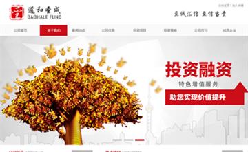 自贡黑羽网络网页制作案例-道和圣成（北京）投资基金管理有限公司