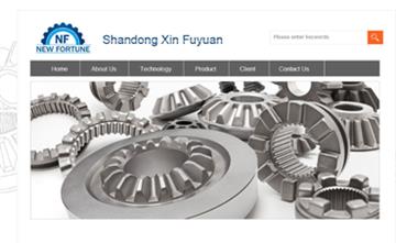 自贡黑羽网络网页制作案例-Shandong Xin Fuyuan Machinery